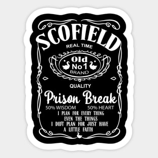 Scofield Prison Break Sticker